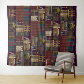 Tenture La bibliothèque du professeur Darksage ~ Salon du  (En situation (horizontale))