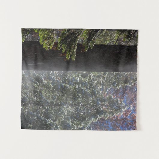 Tenture La brume neigeuse dans la forêt (Devant (Horizontal))