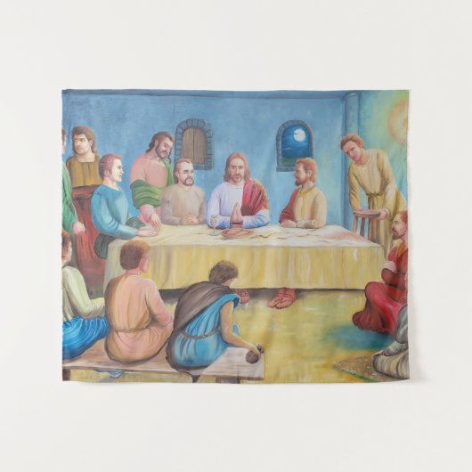 Tenture La Cène : Jésus et les disciples (Devant (Horizontal))