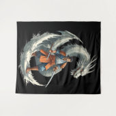 Tenture La colère du dragon : Les éveils du Samurai / Art  (Devant (Horizontal))
