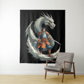 Tenture La colère du dragon : Les éveils du Samurai / Art  (En situation)