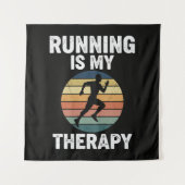 Tenture La course est ma thérapie (Devant)
