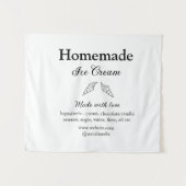 Tenture La crème glacée maison ajouter les ingrédients fab (Devant (Horizontal))