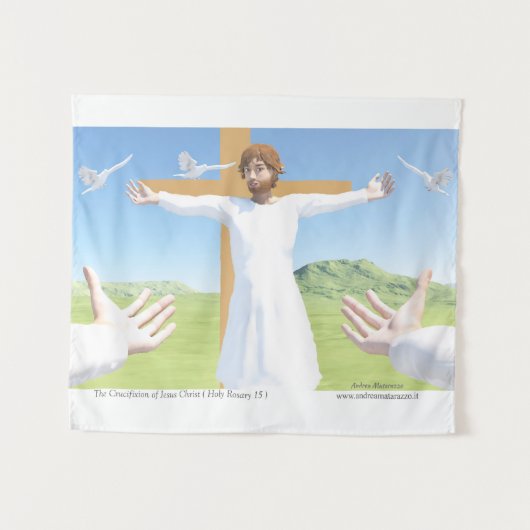 Tenture La Crucifixion de Jésus (Devant (Horizontal))