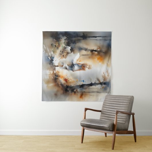 Tenture La Dame À Travers Une Forêt (En situation (horizontale))