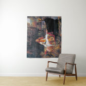 Tenture La Dame de Shalott, John William Waterhouse (En situation)