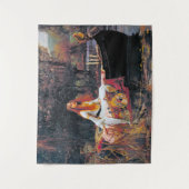 Tenture La Dame de Shalott, John William Waterhouse (Devant)