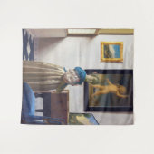 Tenture La dame debout dans une virginale, Johannes Vermee (Devant (Horizontal))