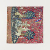Tenture La Dame et la licorne, Vue (Devant (Horizontal))