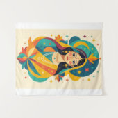 Tenture La déesse de la couleur : Un Imaginaire nuptial in (Devant (Horizontal))