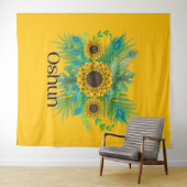 Tenture La déesse d'Oshun Tournesols (En situation (horizontale))
