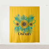Tenture La déesse d'Oshun Tournesols (Devant)
