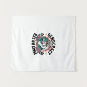 Tenture La démocratie n'a pas de rois 86 47 Tiger (Devant (Horizontal))