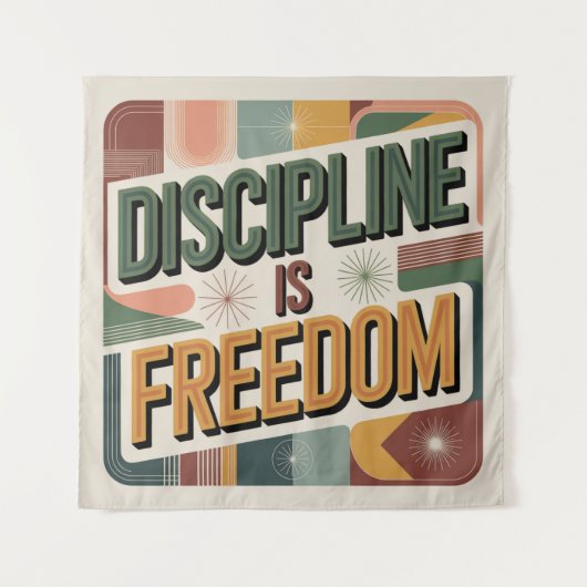 Tenture La Discipline Est La Liberté (Devant)