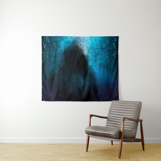 Tenture La Faucheuse dans l'obscurité (En situation (horizontale))