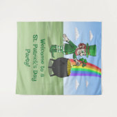 Tenture La fête de la Saint-Patrick des Leprechauns (Devant (Horizontal))