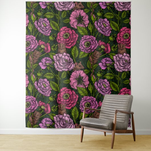 Tenture La fête des souris (En situation)