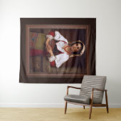 Tenture La fille napolitaine par Hugues Merle (En situation (horizontale))