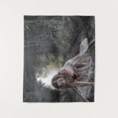 Tenture La fille zombie dans les bois (Devant)