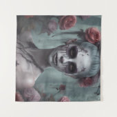 Tenture La fille zombie en Rose (Devant (Horizontal))