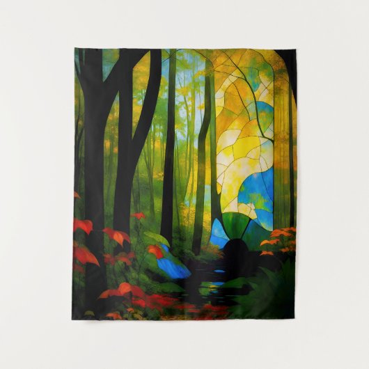 Tenture La Forêt Cosmique (Devant)