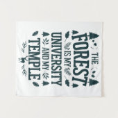 Tenture La Forêt - Mon Université et Mon Temple (Devant (Horizontal))