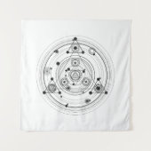 Tenture La géométrie sacrée et conception géométrique (Devant)