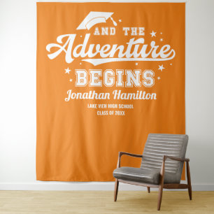 Tenture La grande aventure commence Toile de fond de remis
