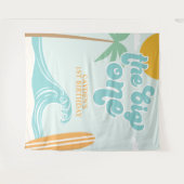 Tenture La Grande Première Plage de Surf 1er Anniversaire (Devant (Horizontal))