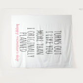 Tenture la journée des valentines s'avère que je vous aime (Devant (Horizontal))