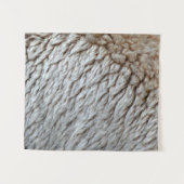 Tenture La laine des moutons Abstraite nature (Devant (Horizontal))