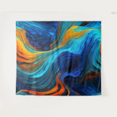 Tenture La Lave Océanique "Tempestial" (Devant (Horizontal))