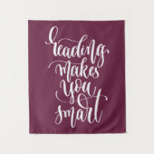 Tenture La lecture vous rend futés (Devant)