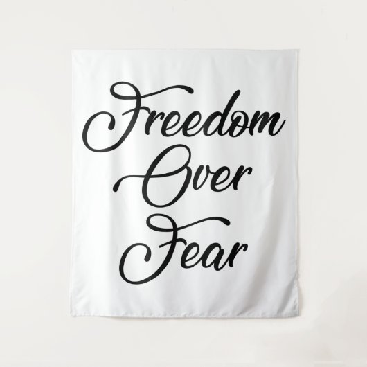 Tenture La liberté face à la peur (Devant)