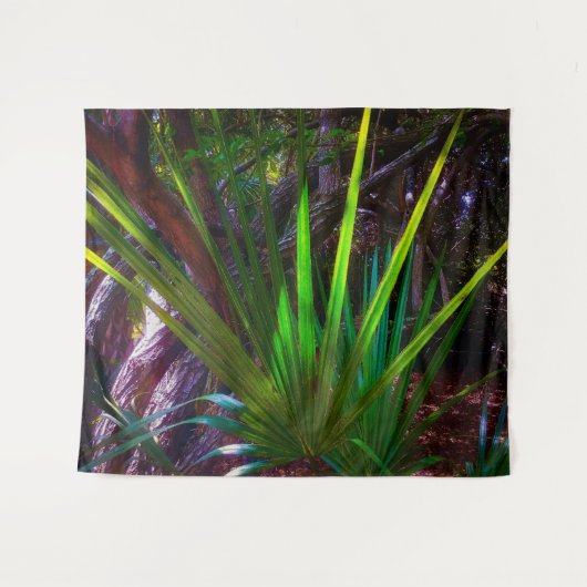 Tenture La lumière arrive à la forêt. (Devant (Horizontal))