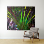 Tenture La lumière arrive à la forêt. (En situation (horizontale))