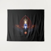 Tenture La Majesté De L'Ooléion Composition Fractale De L' (Devant (Horizontal))