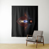 Tenture La Majesté De L'Ooléion Composition Fractale De L' (En situation)