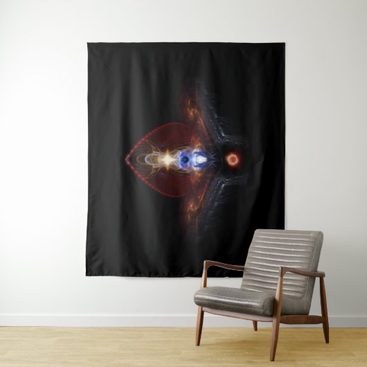 Tenture La Majesté De L'Ooléion Composition Fractale De L' (En situation)