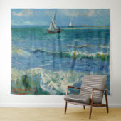 Tenture La mer aux Saintes Maries de la Mer | Van Gogh (En situation (horizontale))