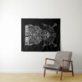 Tenture La mythologie le Valhöll de Viking de corbeaux (En situation (horizontale))