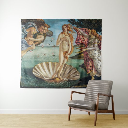 Tenture La Naissance de Vénus | Sandro Botticelli | (En situation (horizontale))