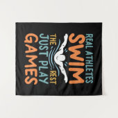 Tenture La natation (Devant (Horizontal))