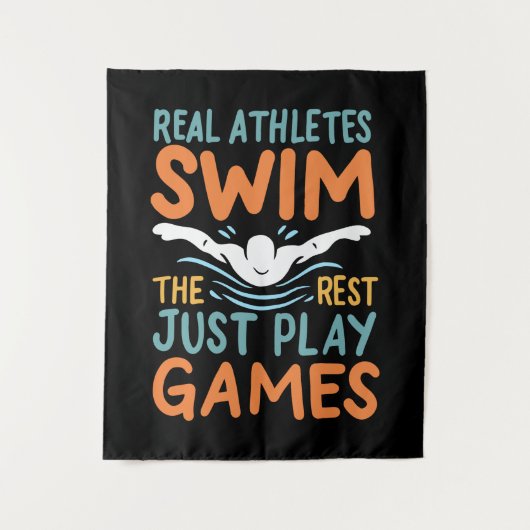 Tenture La natation (Devant)