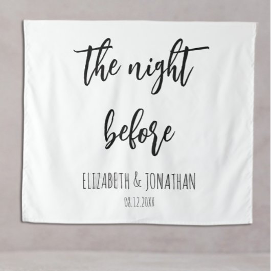 Tenture La Nuit Avant Le Dîner De La Répétition Mariage