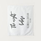 Tenture La Nuit Avant Le Dîner De La Répétition Mariage (Devant)