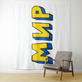 Tenture La paix cyrillique (En situation)