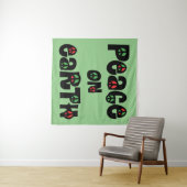 Tenture La Paix sur Terre Noël (En situation (horizontale))