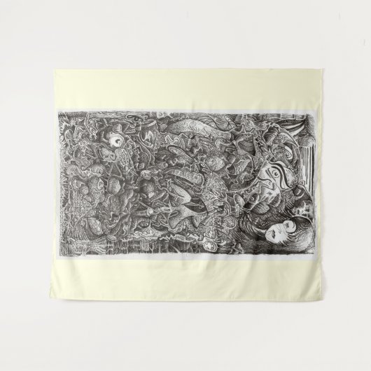 Tenture La partie la plus difficile (Devant (Horizontal))