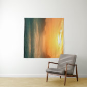 Tenture La photo de paysage, beau brouillard marin au mati (En situation (horizontale))